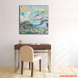 Landscape composition no. 2192 ( 50x50 cm )